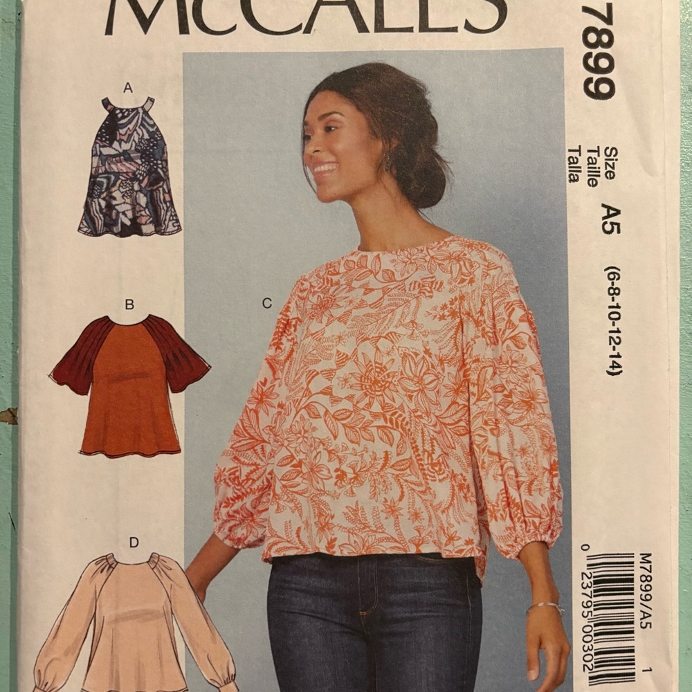 McCall’s M7899 Misses & Plus Size Flowy Tops